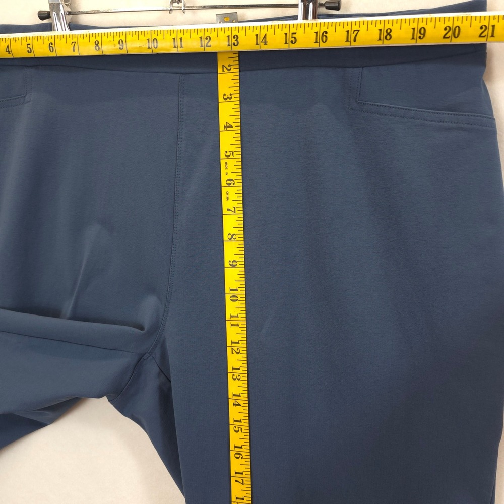Susan Graver Weekend Crop Pants Pull On Blue Women 2XP Casual Chic Office Travel - Picture 3 of 7
